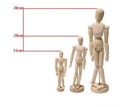 Ahşap İnsan Modeli 30 cm 12 İnç *50