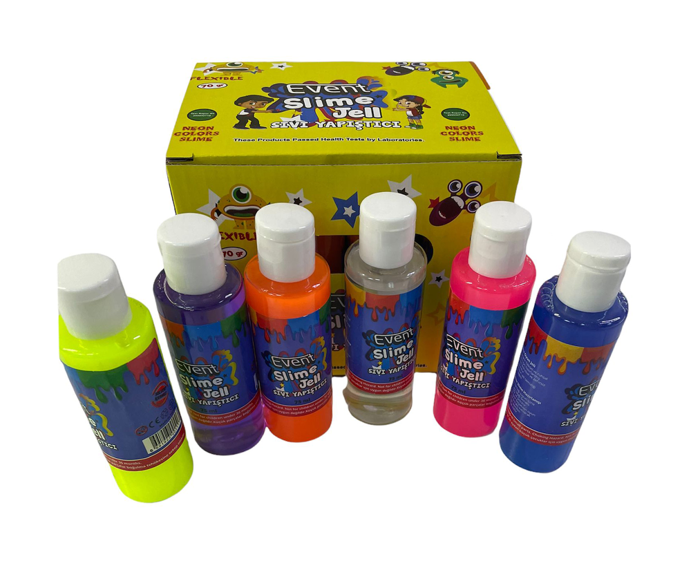 12'Li Event Slime Jel Sıvı Yapıştırcı 