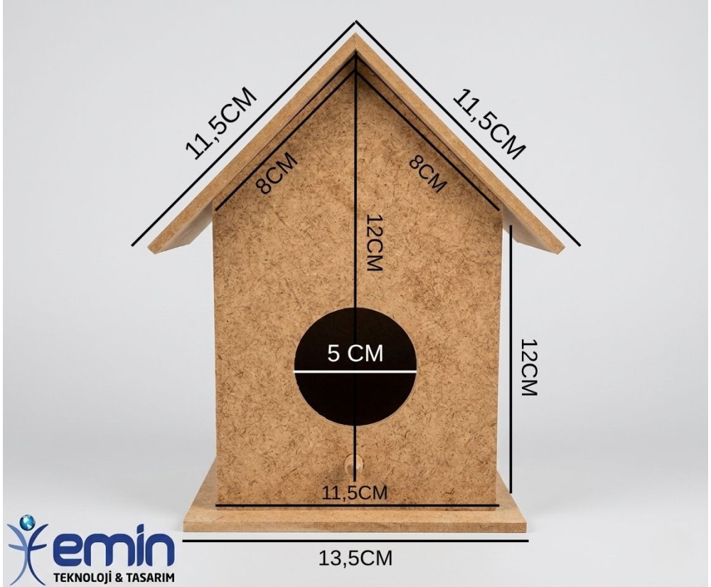 Obje Kuş Evi Büyük Boy