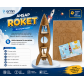3D Ahşap Roket Maketi 
