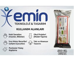 Kil Hamuru 500 GR Beyaz 