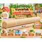 Bamboo Yuvarlak Etkinlik Çubuğu (8 mm X 85 cm) 50 'li Paket 