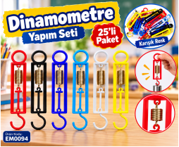 Dinamometre Yapım Seti 25'li Paket 