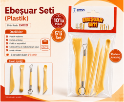 Emin Ebeşuar (Modelaj) 5'li Set