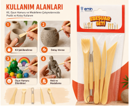 Emin Ebeşuar (Modelaj) 5'li Set