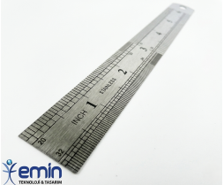 Çelik Cetvel 30 CM 20'li PK