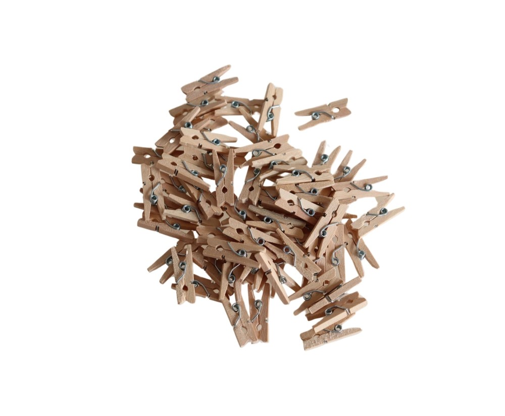 Ahşap Mandal 2.5cm Naturel 