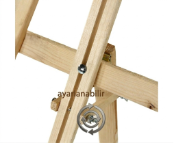 Şövale Ahşap Büyük Boy Portatif