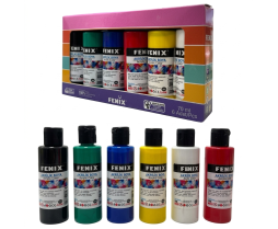 Akrilik Boya 6'lı 75 ml Karışık Renk