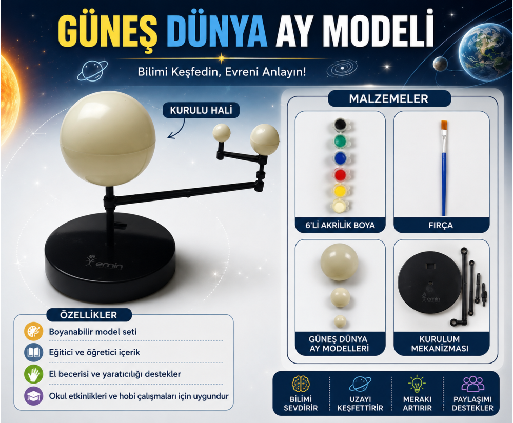 Güneş Dünya Ay Modeli