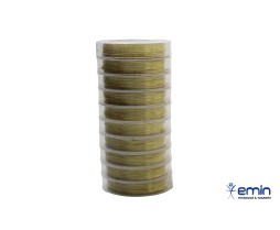Altın renkli tel 0,4 mm*15 mt 10’lu *50