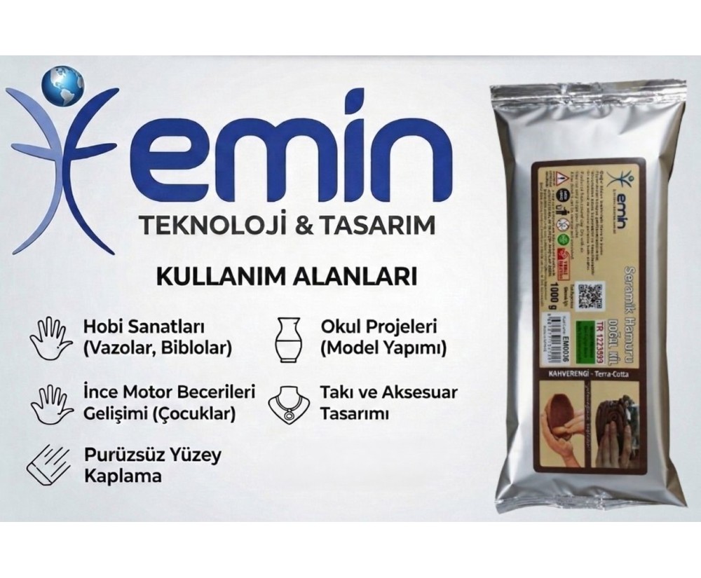 Kahverengi Kil Hamuru 1 KG