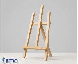 Masa Üstü Ahşap Şövale Büyük Boy (52X35)