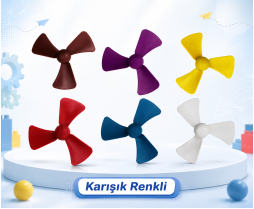 Renkli Pervane 7,5cm 85*18