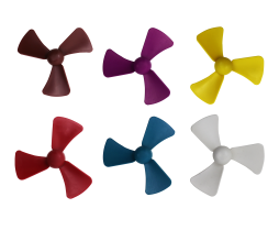 Renkli Pervane 7,5cm 85*18