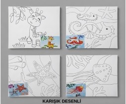Resimli tuval 20x25 CM 10'Lu Paket Resimli tuval 20x25 CM 10'Lu Paket