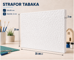 Strafor Tabaka 25X35 (±) 40'lı PK