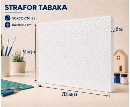 Strafor Tabaka 50X70 (±) 10'LU PK 
