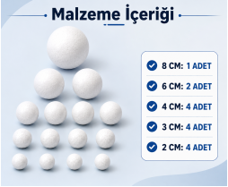 Strafor Top Seti 15'li 