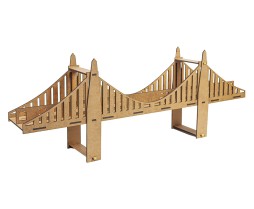 3D Köprü Ahşap Maket