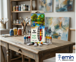 Yağlı Boya 12'li Tüp 9 ml 