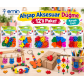 Ahşap Aksesuar Düğme 12'li Paket