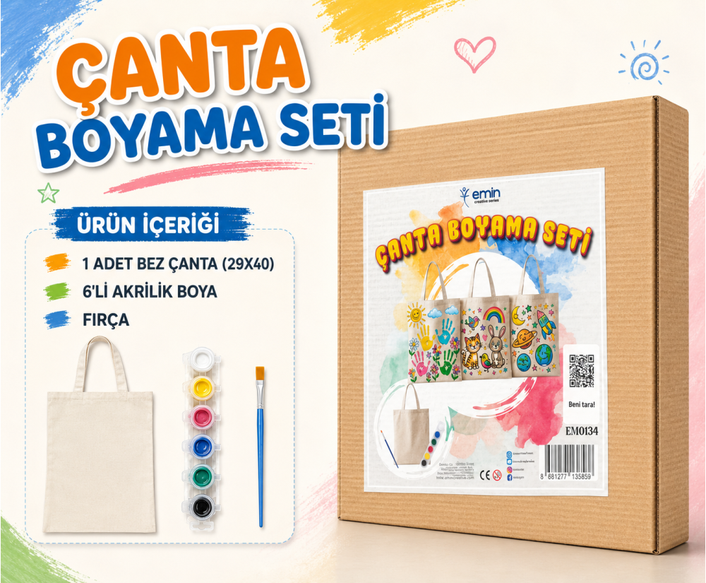 Çanta Boyama Seti 