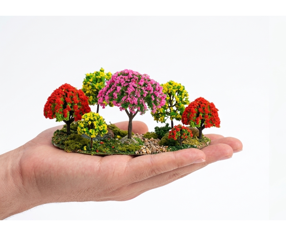 Maket Ağaç 6 cm 2'li Set 12'li Pk