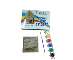 Ahşap Çitli Ev Seti