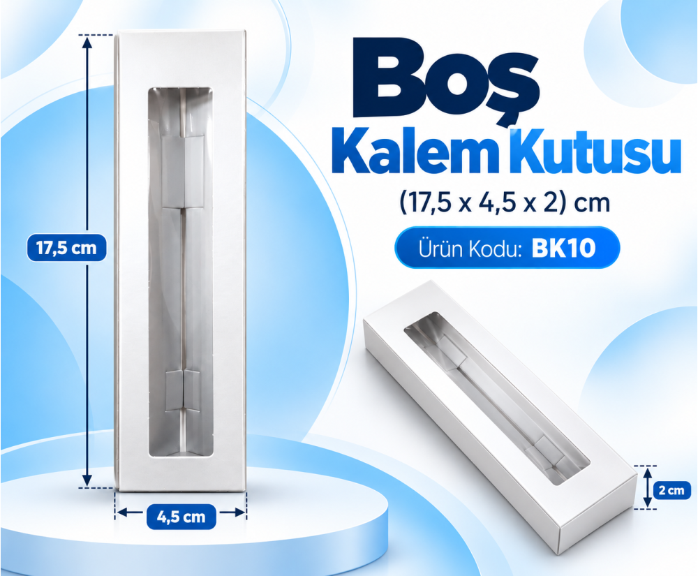 Boş Kalem Kutusu (17,5x4,5x2) 