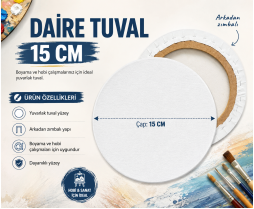 Daire Tuval 15 CM