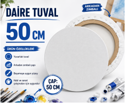 Daire Tuval 50 CM