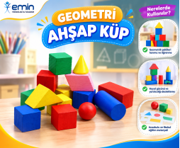 A0094 Geometri Ahşap Küp *240