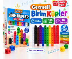 Geçmeli Birim Küpler 100'lü Paket 