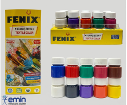 Kumaş Boyası 15 ml 10'lu Karışık Renk 