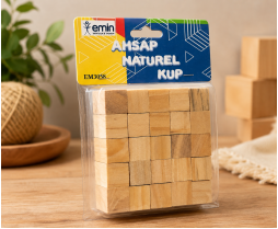 A0010 Ahşap Küp 1.5X1.5 CM