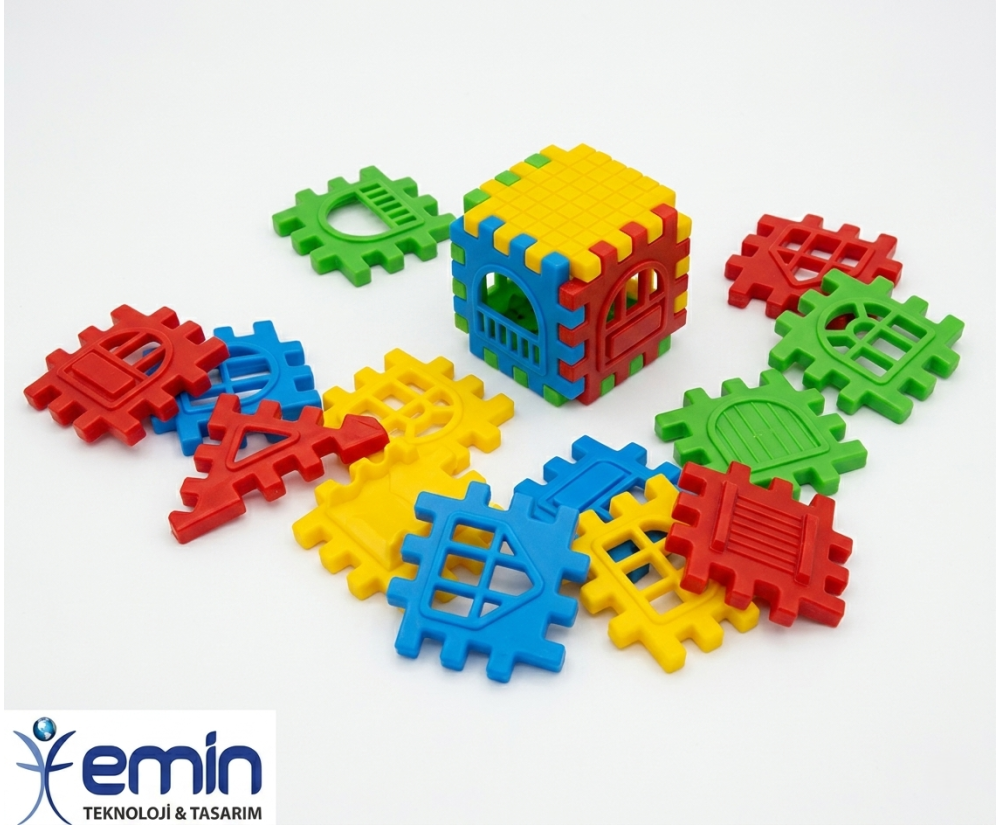 Ev Lego Geçmeli Yapı Blokları 