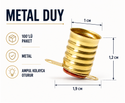 Metal Duy Mini Boy 100'lü