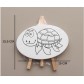 15 cm Oval Tuval (Desenli + Şövaleli) 6'lı Paket 