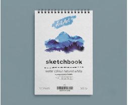 Sketchbook Water Colour 300 GR A5 12 Yaprak 