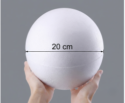 Strafor Top 20 Cm 1 Adet Strafor Top 20 Cm 1 Adet