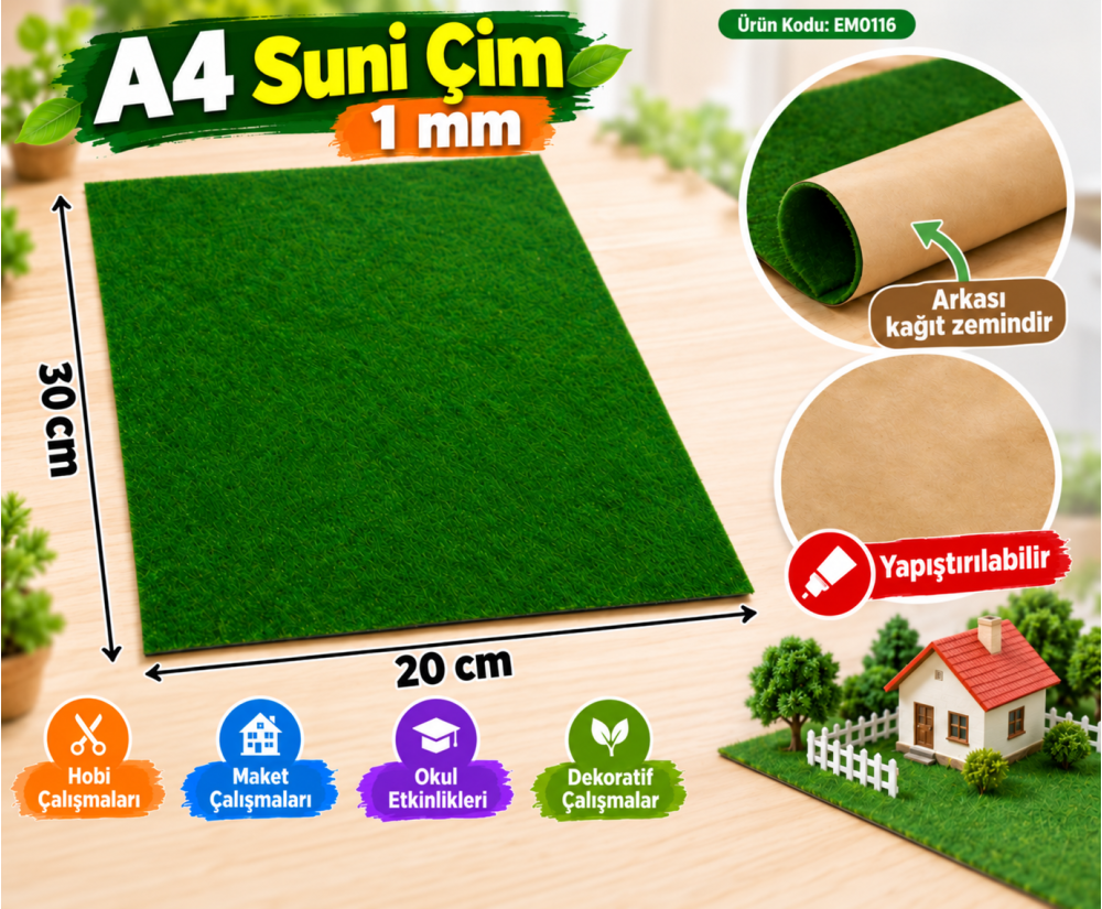 Suni Çim A4 (1 mm)