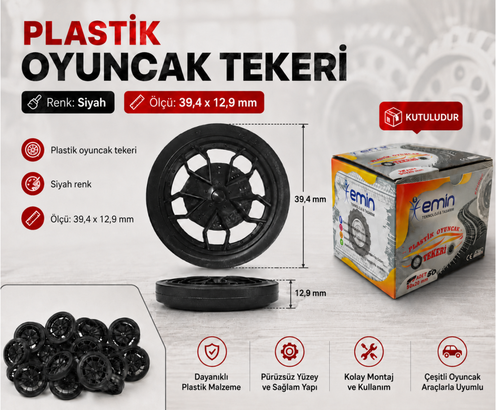 Tekerlek 80'li (39,4x12,9 mm )