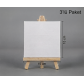 Tuval Şövaleli 15x15 cm 3'lü Paket