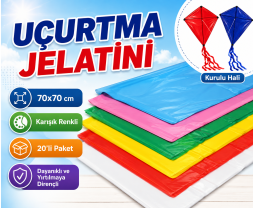 Uçurtma Jelatini 70X70 CM 20'Lİ PK