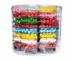 Plastik Boncuk 8mm 56'lı