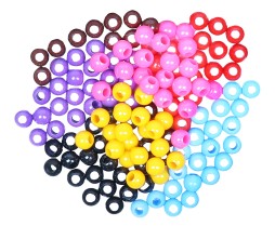  Plastik Boncuk 10 MM  42'li