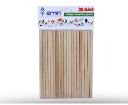 Ahşap Çubuk İnce Naturel 12*480
