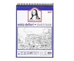 Eskiz Defteri Üstten Telli A5