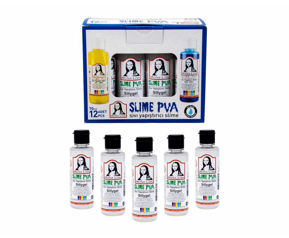 Sıvı Yapıştırıcı Slime Borax 12 Adet